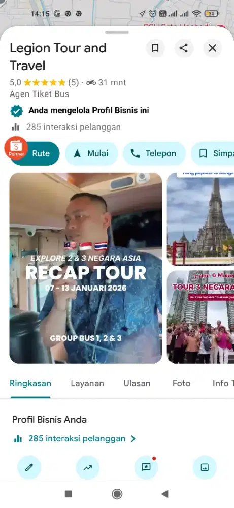 Frelance Marketing Travel Urgent