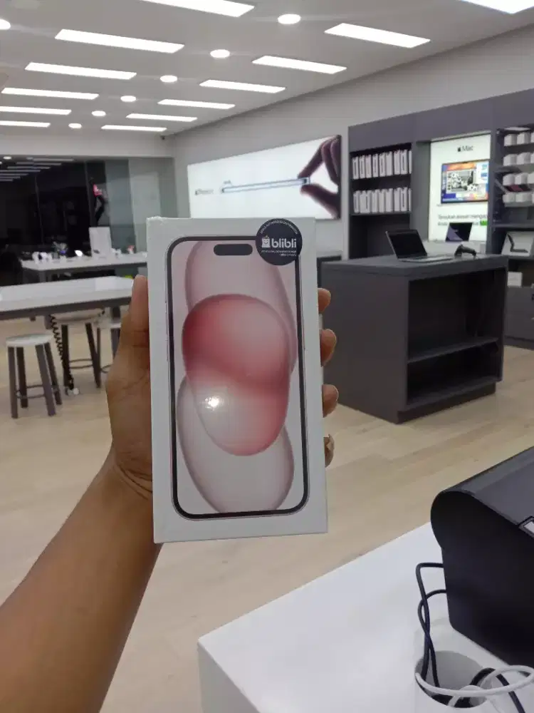 cicilan iphone 15 basic warna pink 128 gb bisa tanpa dp dan free angsr