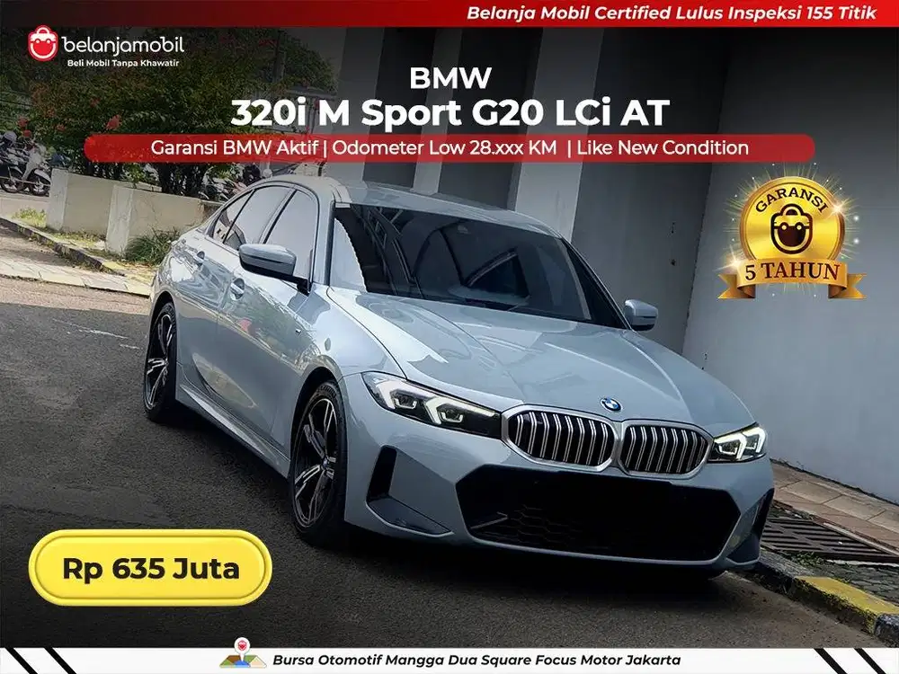[ BERGARANSI ] BMW 320i 320 i M Sport G20 LCi AT 2023/2024