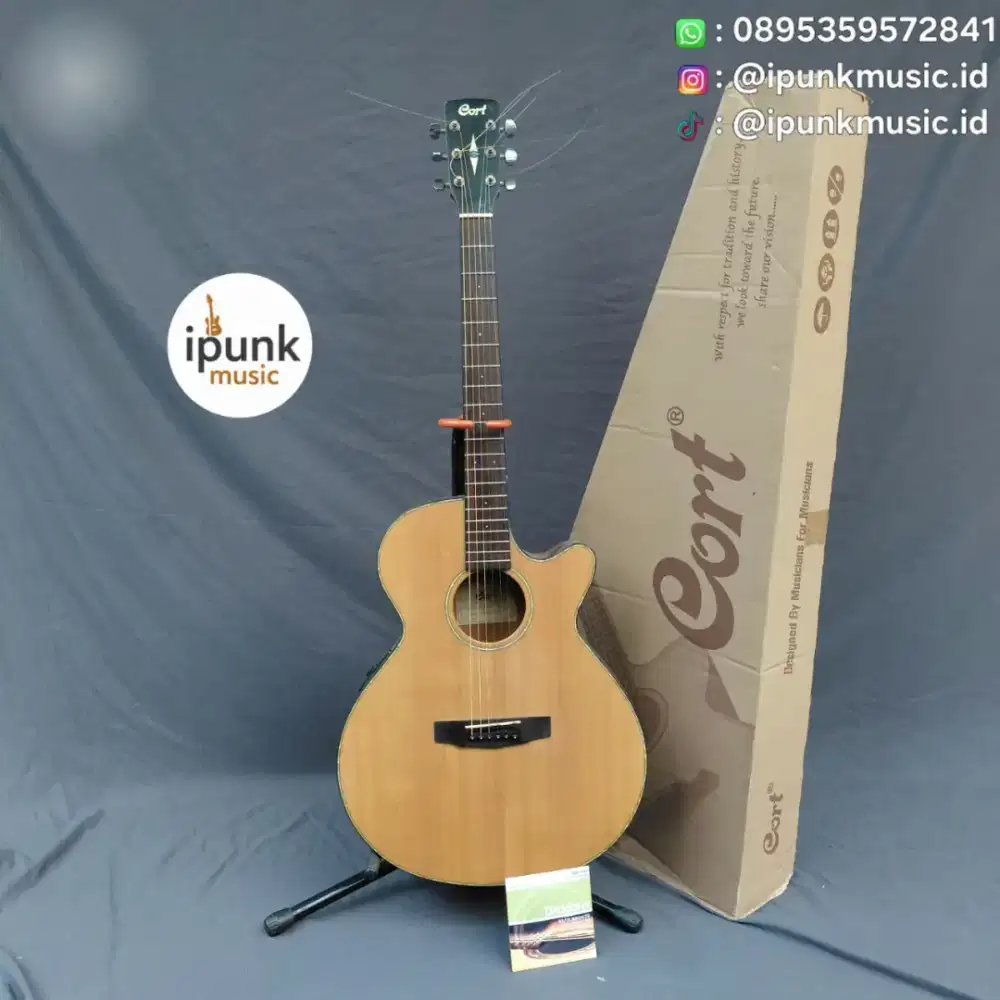 Cort SFX E NS Original TOP SOLID Gitar Akustik Elektrik Cut away
