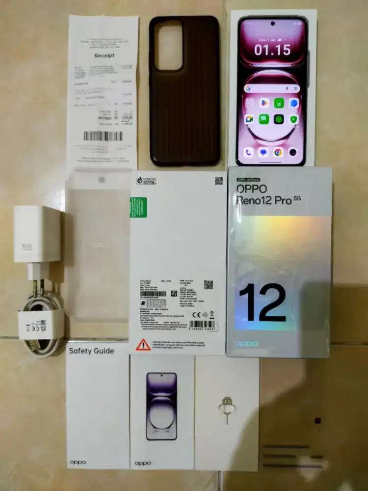 Oppo Reno 12 pro 5G seperti baru 12/512