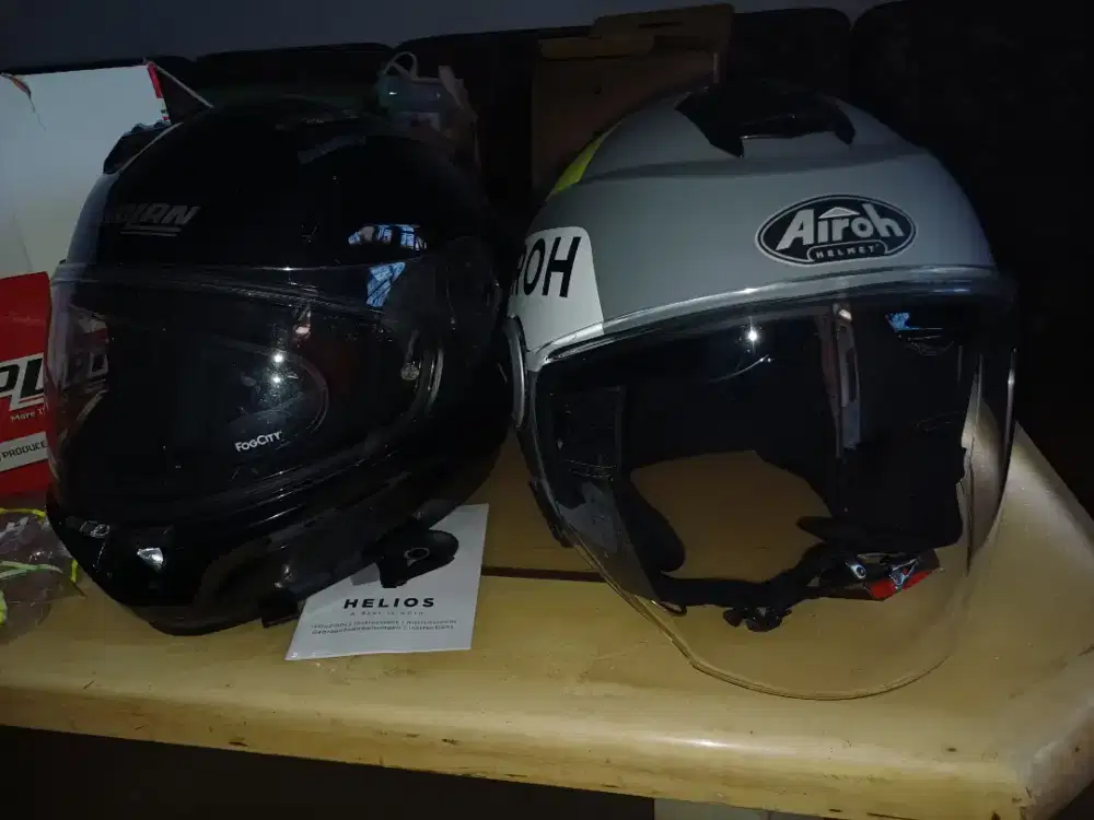 Jual Helm 2 sekaligus Nolan N60 & Airoh Helios