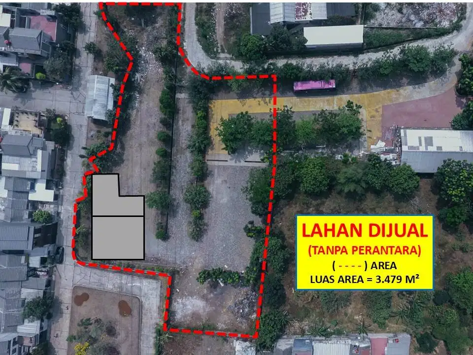 DIJUAL LAHAN & BANGUNAN - LOKASI STRATEGIS