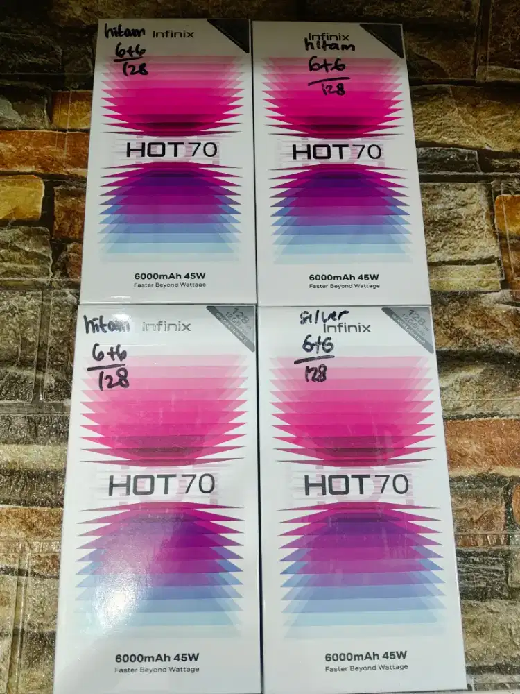INFINIX HOT 70 6/128 BARU SEGEL GARANSI RESMI INFINI