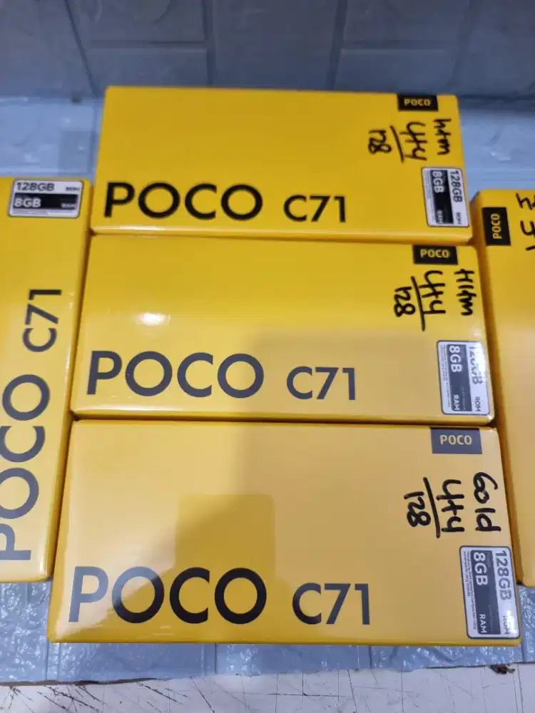POCO C71 4/128 BARU SEGEL GARANSI RESMI XIAOMI