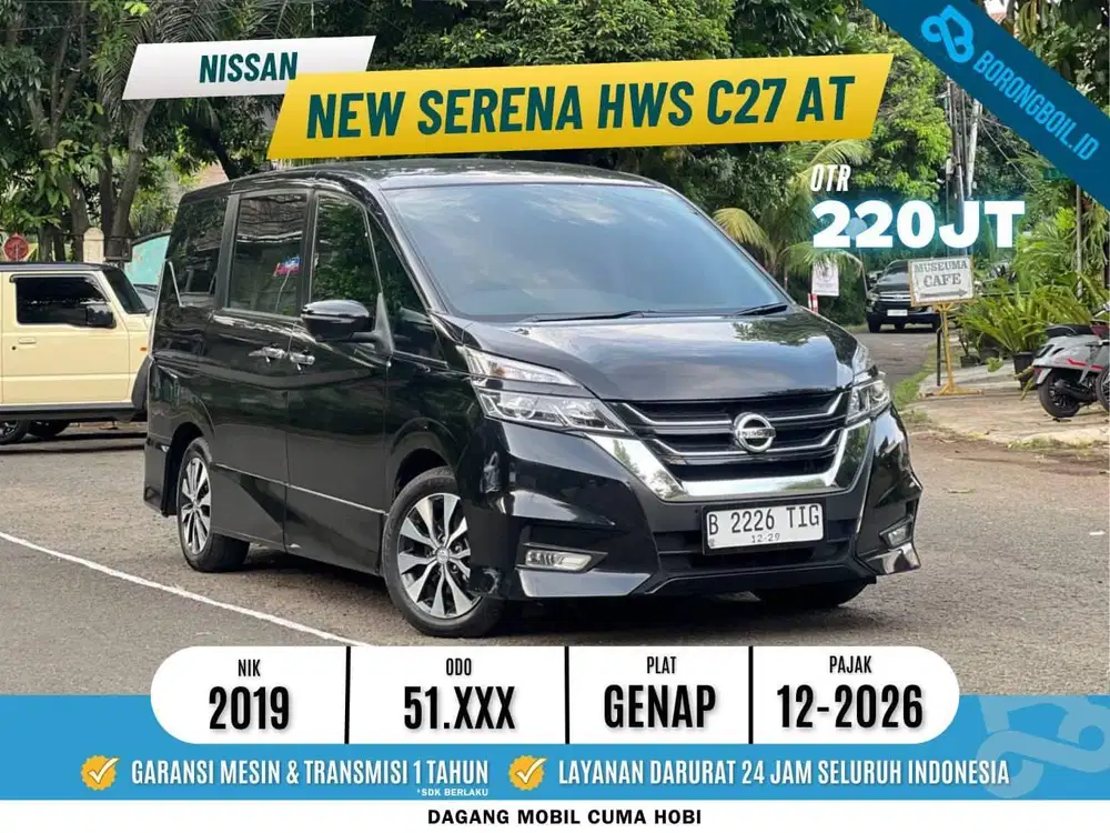 LOW KM!!SERENA HWS AT 2019 HITAM FAVORIT