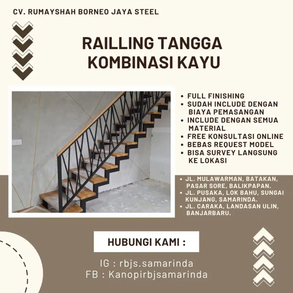 Railling Tangga Custom