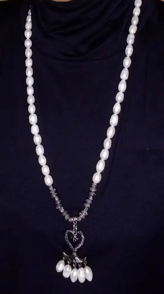 Kalung mutiara asli original