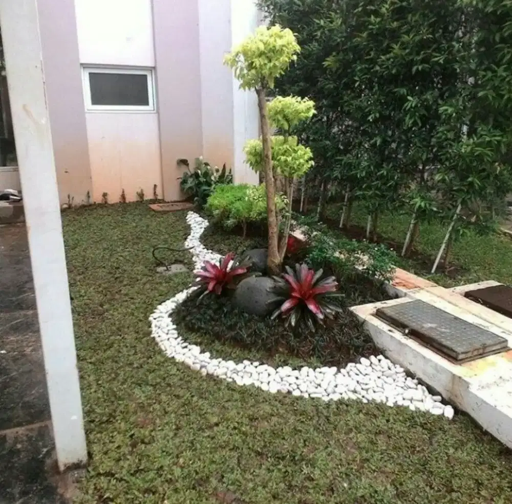 Jasa pembuatan taman sintetis taman minimalis taman kering indor dll 7