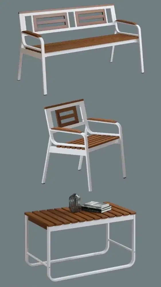 Kursi teras / taman minimalis