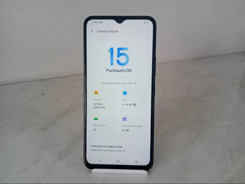 Vivo Y03 4/64GB Original Vivo Kondisi Mulus Harga Hemat