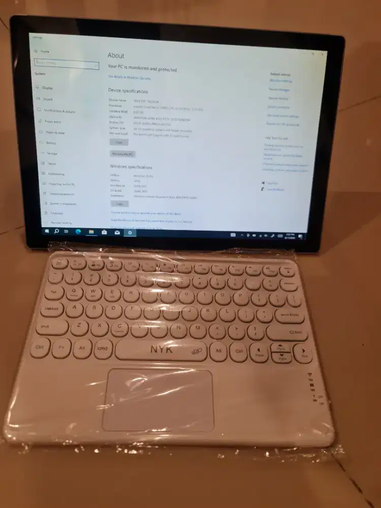 Laptop Surface Pro 6 Core i5 Gen 7