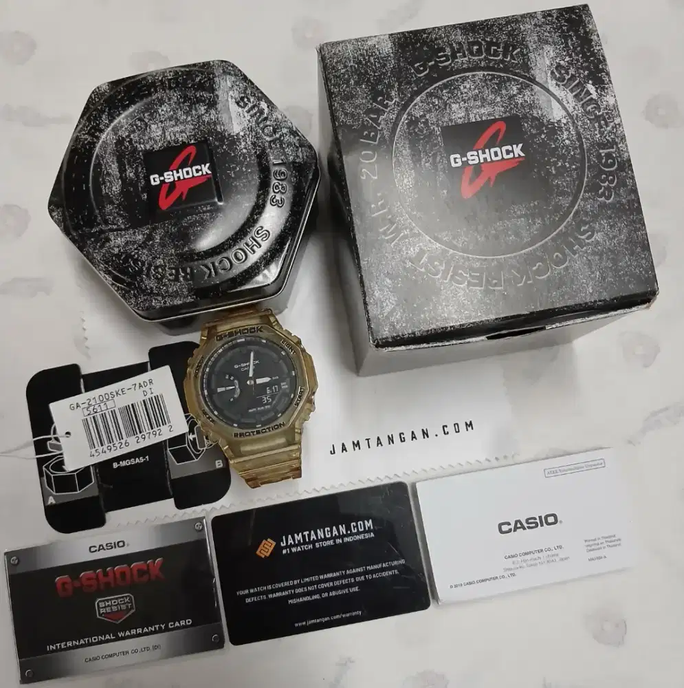 Jam Tangan G-SHOCK GA-2100SKE-7ADR tidak swatch