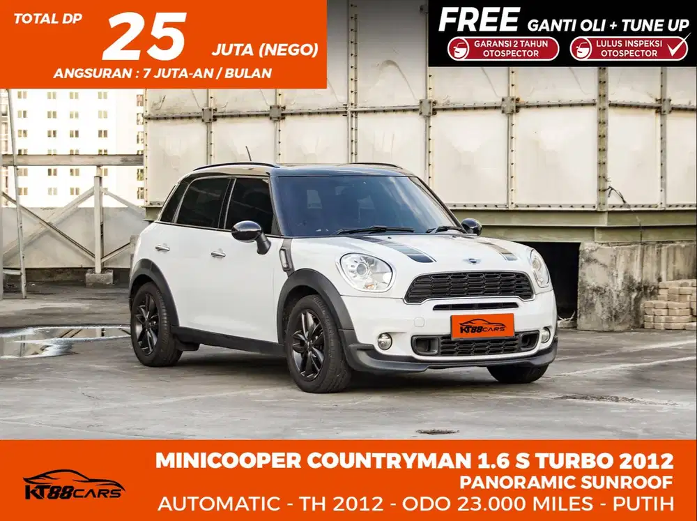 MINICOOPER COUNTRYMAN S TURBO (PANAROMIC SUNROOF) AR 2012