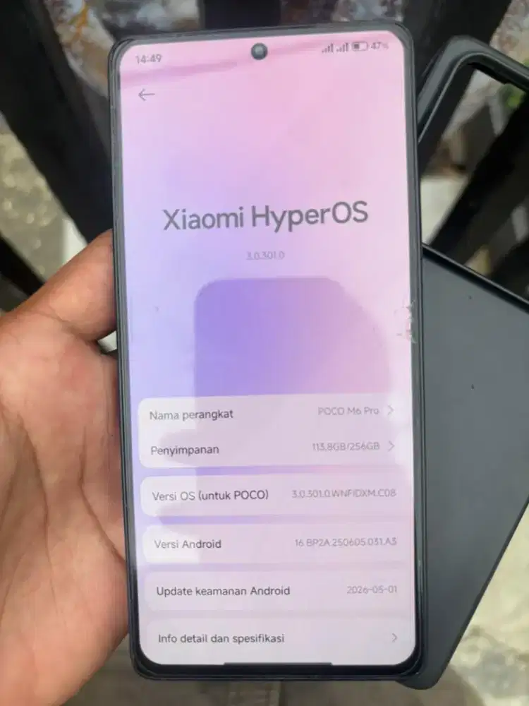 Poco M6 Pro 8/256GB Fullset Charger Asli - Murah Nego