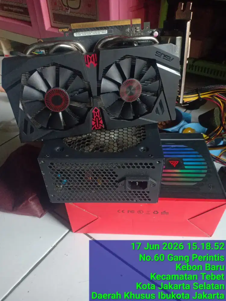 Di jual aja dari pada jadi sampah vga dan power supply aigo