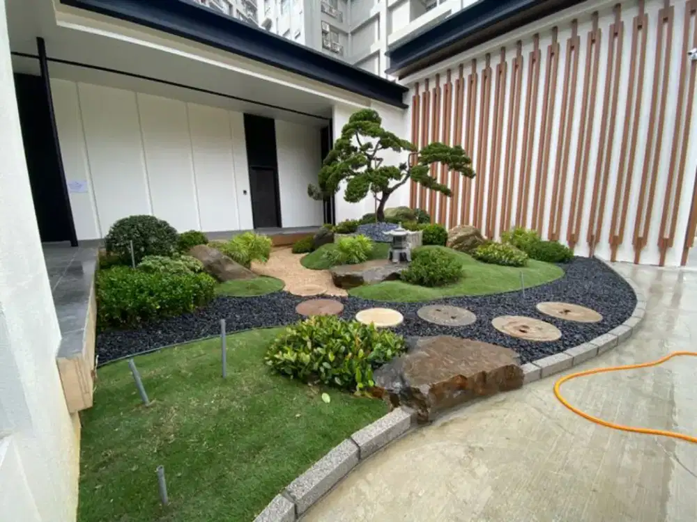 Jasa pembuatan taman sintetis taman kering taman minimalis dll #20