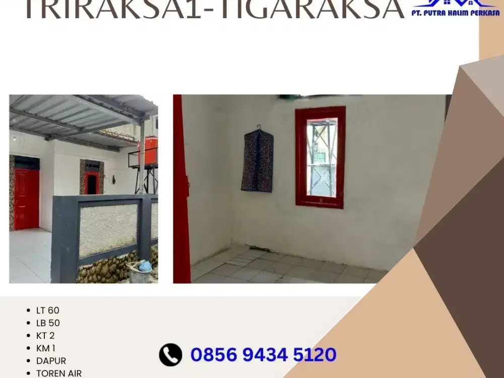 Rumah Disewakan di Triraksa 1, Dekat Fasilitas Umum dan Transportasi