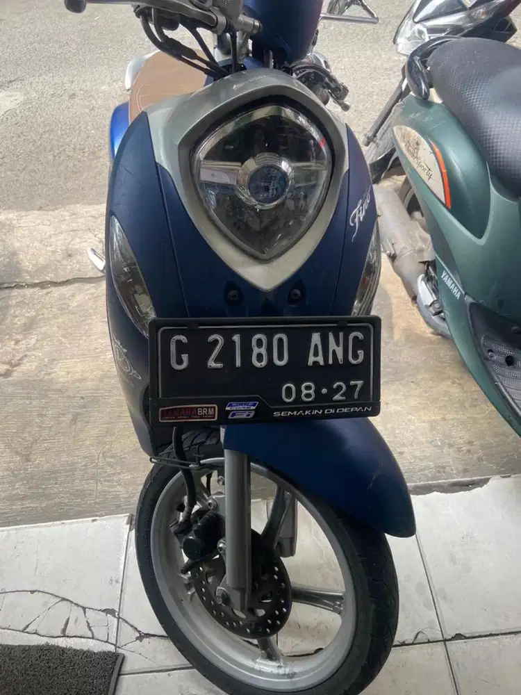 yamaha fino grande 125 doff blue ss lengkap