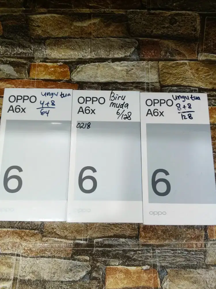 OPPO A6X 8/128,6/128,4/64 BARU SEGEL GARANSI RESMI OPPO