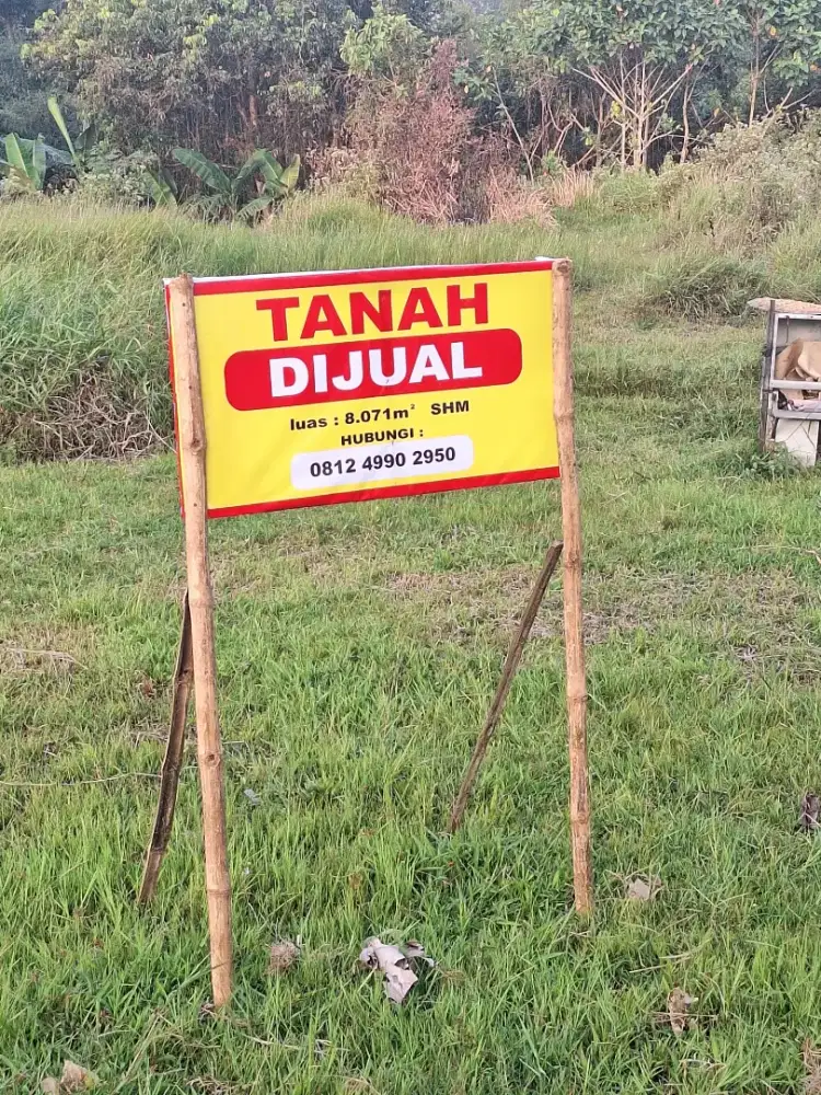 Dijual segera tanah sawah / ara²