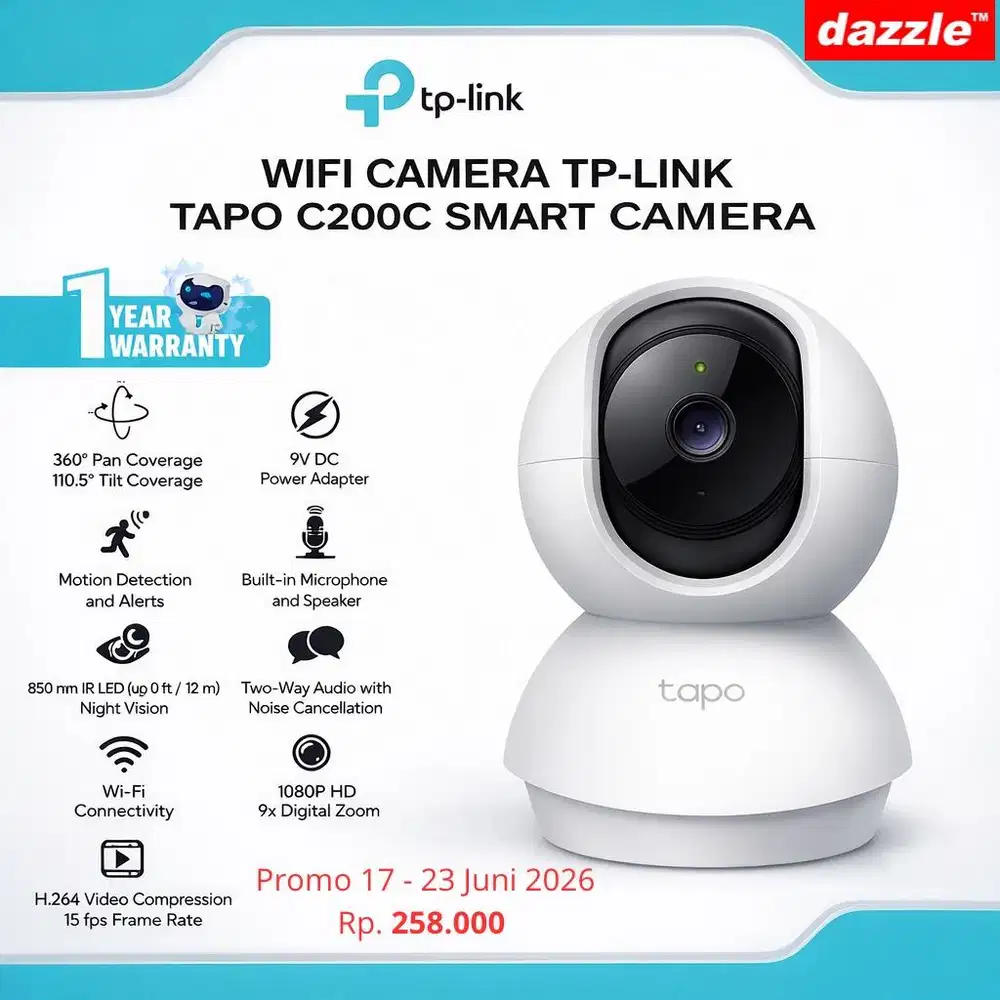 Cctv Tp Link Tapo C200c