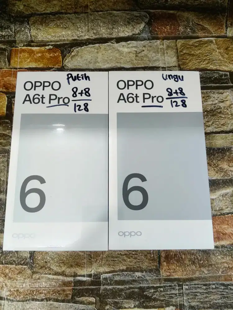 OPPO A6T PRO 8/128 BATT 7000MAH BARU SEGEL GARANSI RESMI