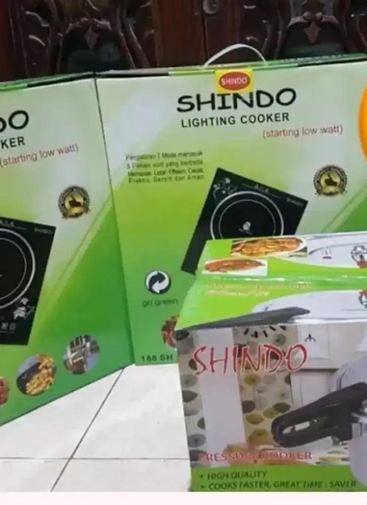 2 PCS KOMPOR LISTRIK  MERK SHINDO ASLI 100% . FREE PANCI PRESTO