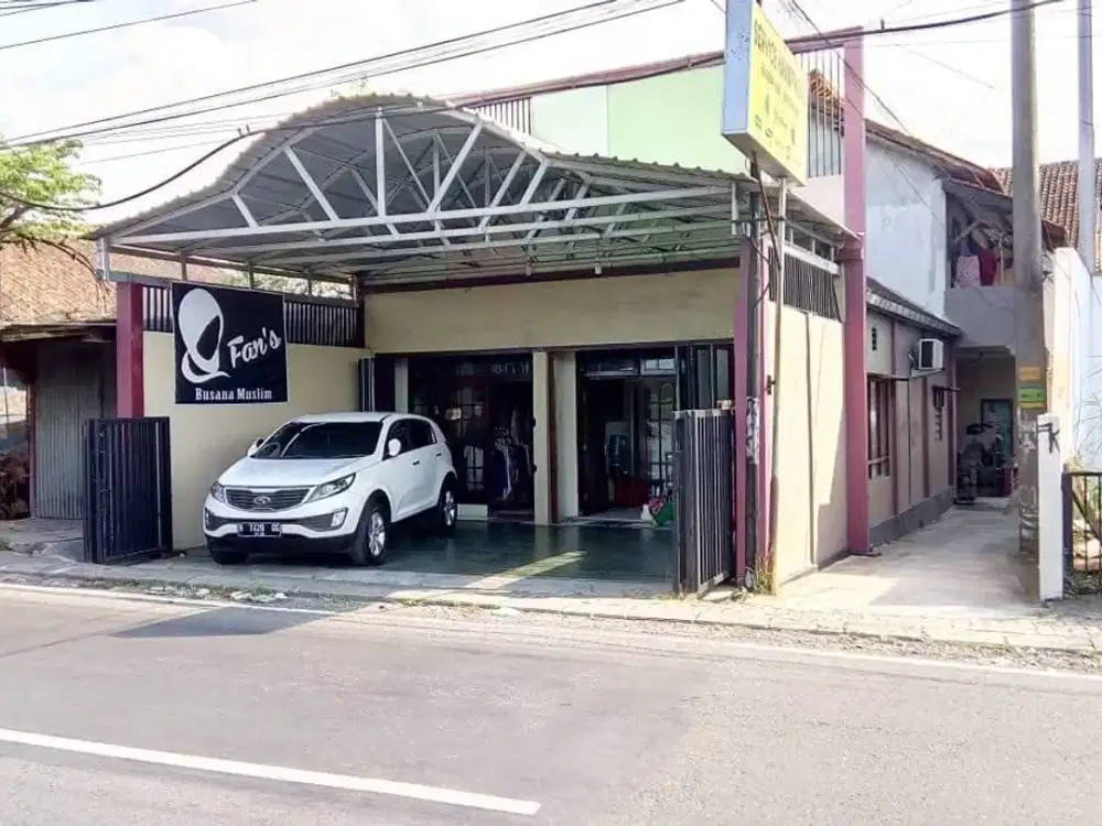 Rumah & Kios pinggir jalan raya di Jl. Diponegoro, Ungaran Timur