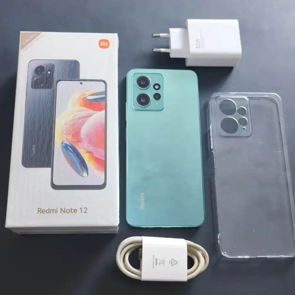 REDMI NOTE 12 MINT GREEN 8GB/128GB EX GARANSI RESMI