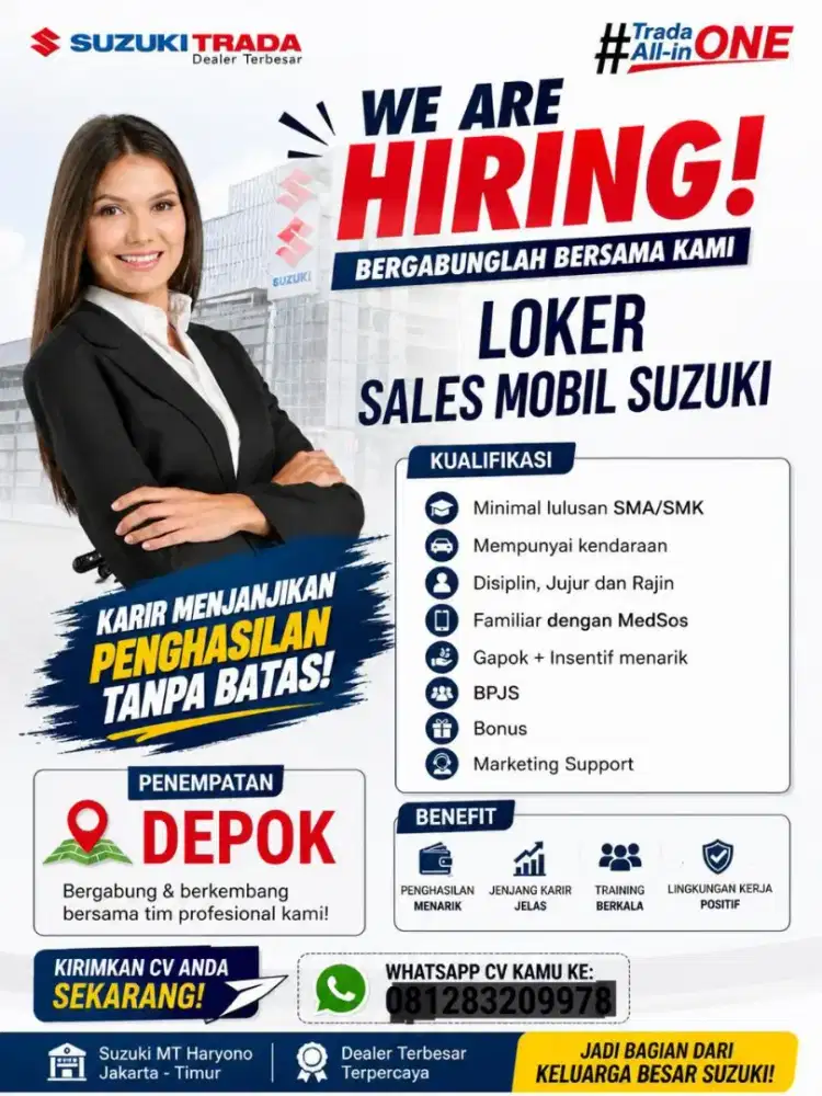 LOWONGAN KERJA DI SUZUKI MOBIL