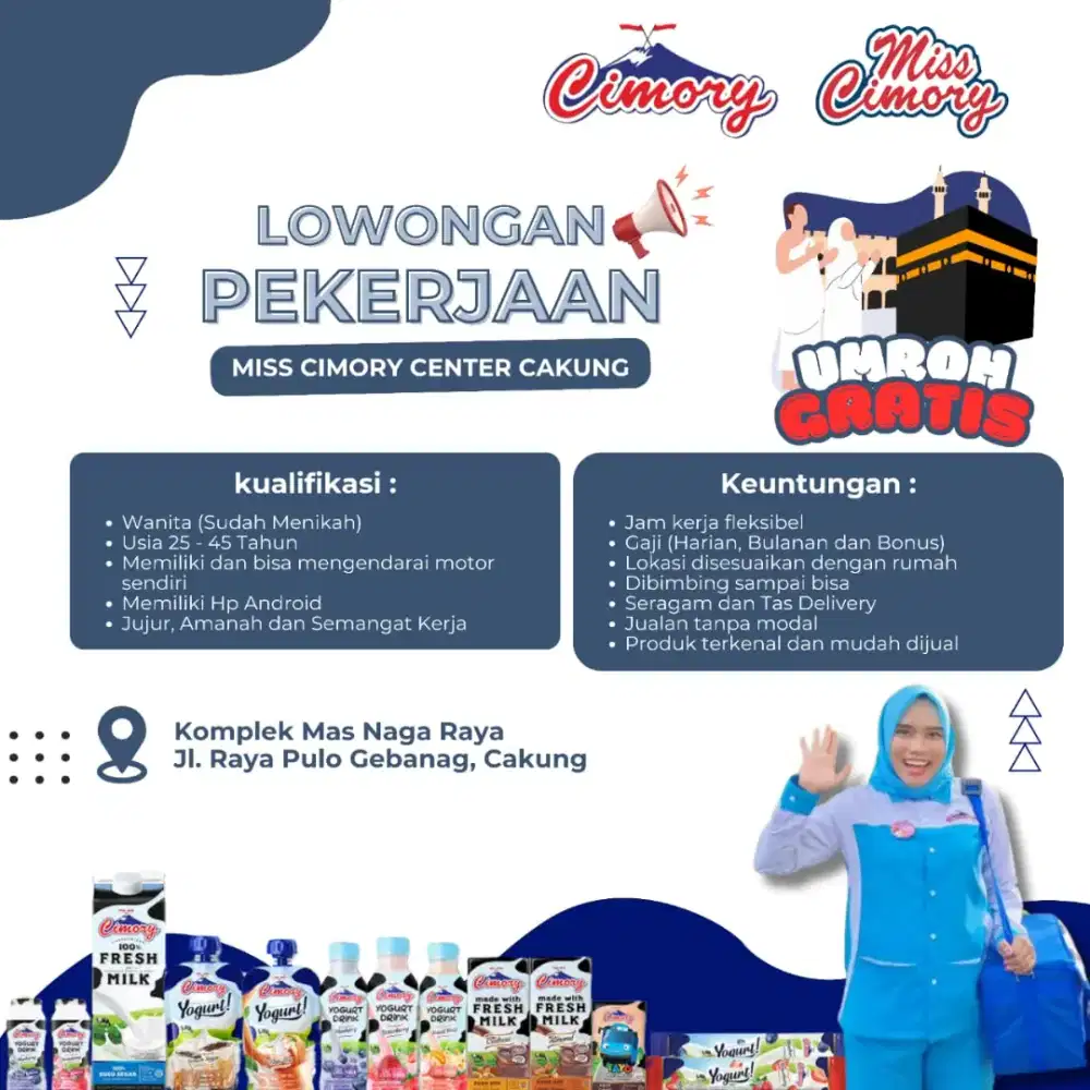 Lowongan Kerja Miss Cimory