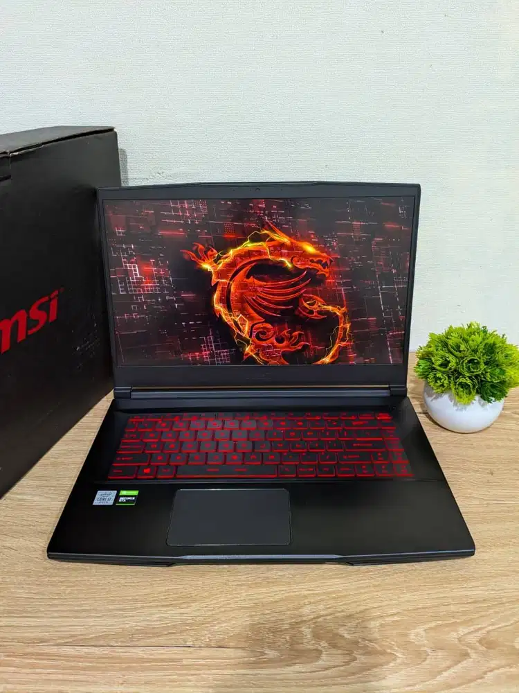 LAPTOP GAMING MSI GF63 10SCSR CORE i7 GEN 10 RAM 8GB/512GB GTX 1650Ti