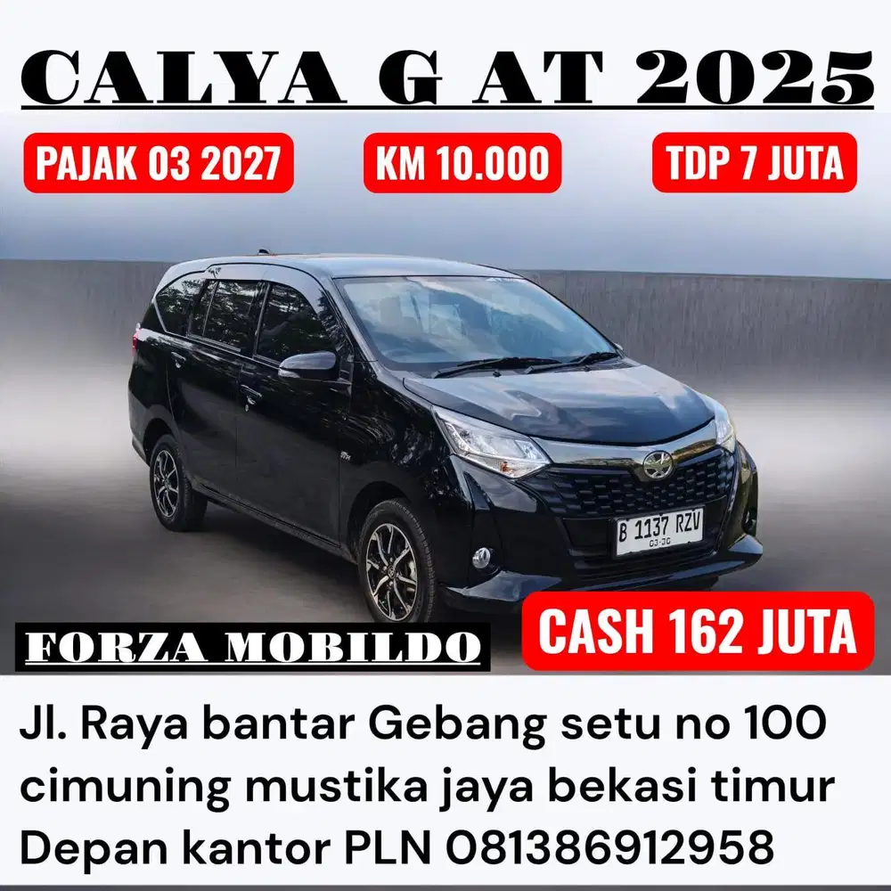 CALYA G AT 2025 TDP 7 juta