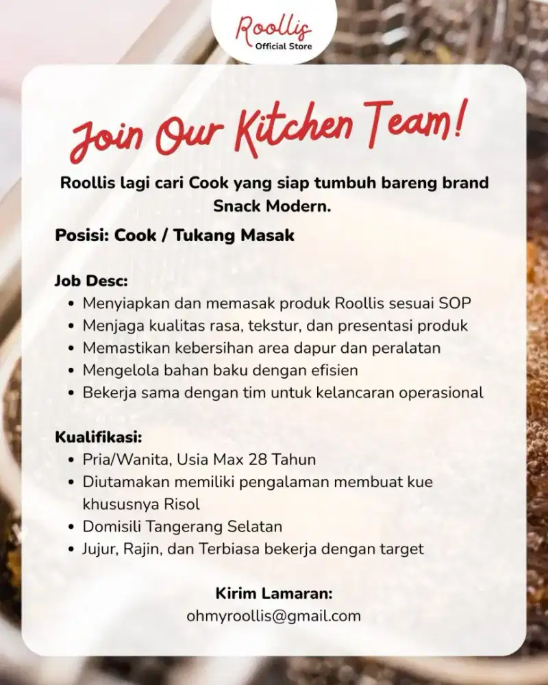 Tukang masak risol