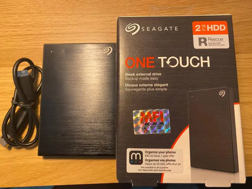 Seagate One Touch 2TB External HDD