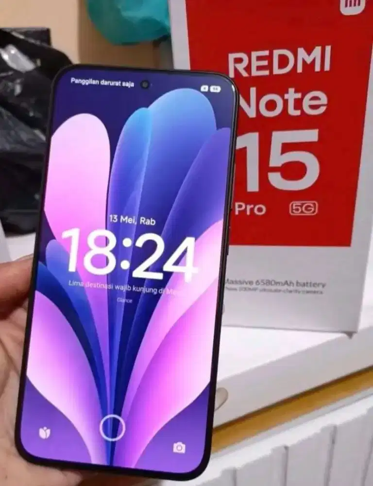 Redmi note 15 pro 5G Ram 8 GB Internal 256GB Garansi On