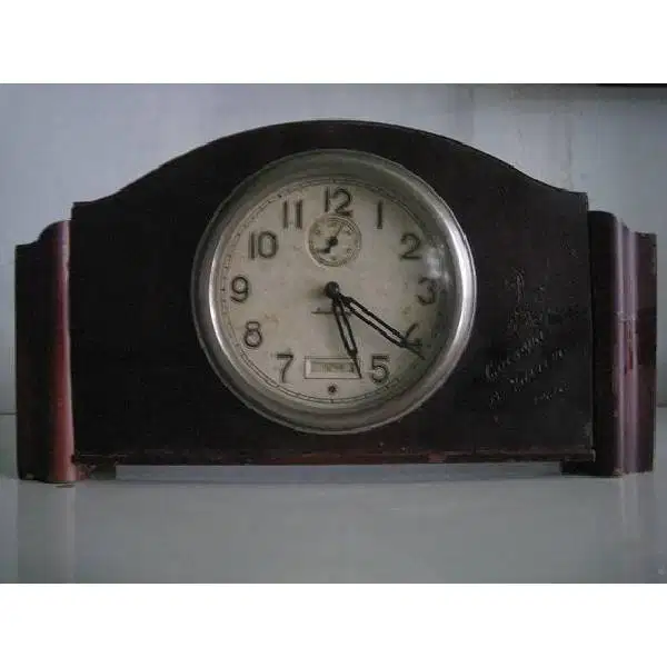 Vintage kuno antik Jam meja / jam duduk chronometer made ini France