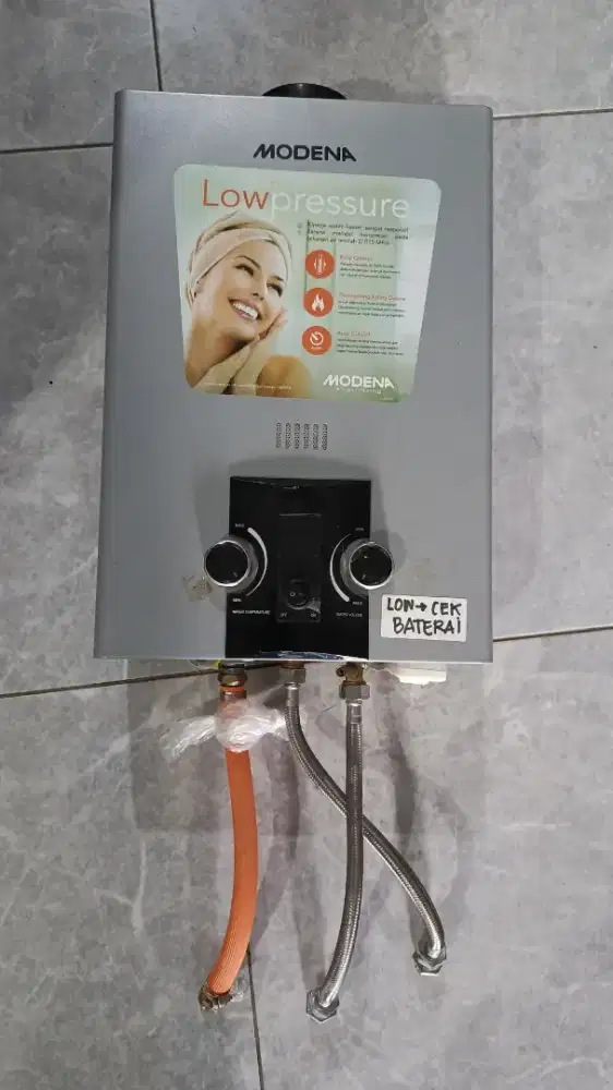 Water Heater Gas Modena Low Pressure