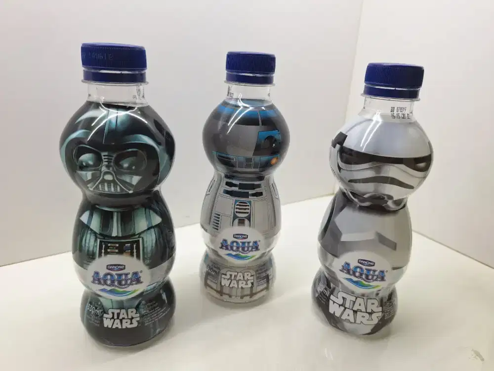 Botol 330 ml motif star wars tanpa isi
