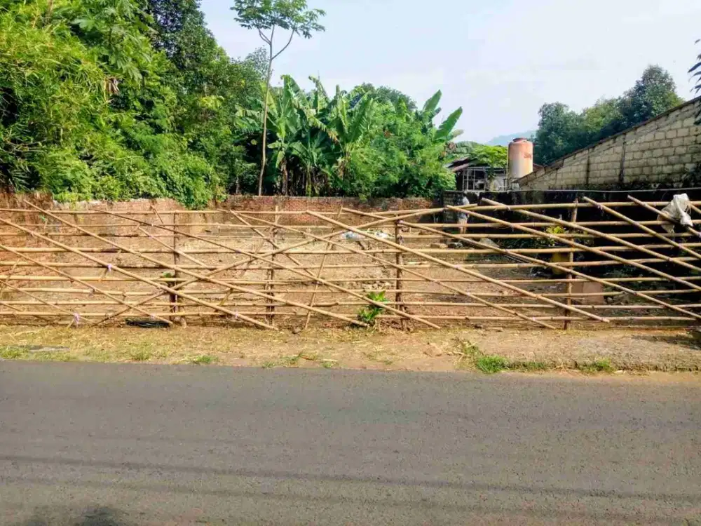 Tanah SHM Pinggir Jalan Kabupaten Ciampea-Bogor