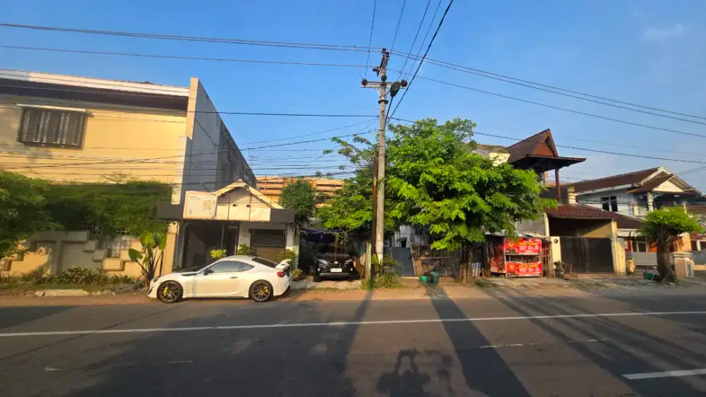Tanah lebar 19m luas 454 di pinggir jalan besar