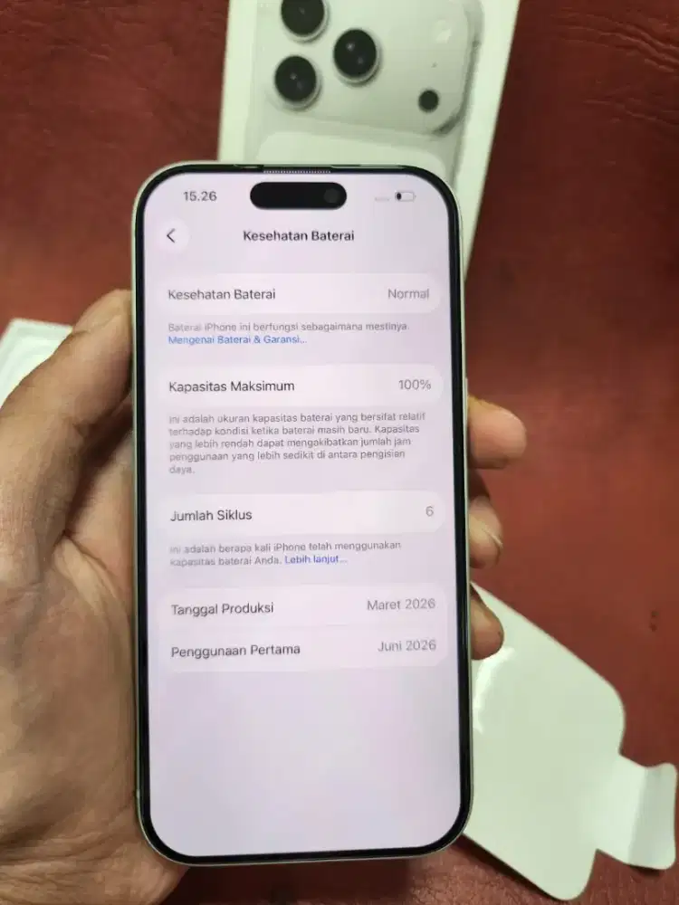 Iphone 17 Pro 256gb resmi iBox
Fullset
