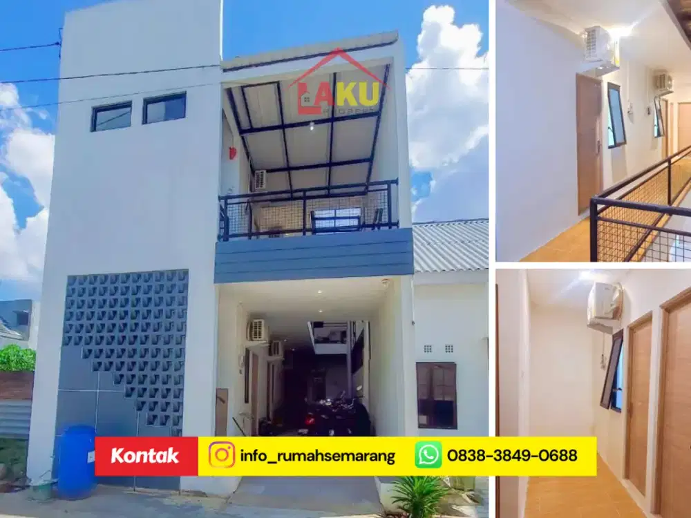 SIAP AJB NOTARIS! Dijual Cepat Rumah Kost 10 Kamar SHM Ready di Mulawarman Undip Tembalang