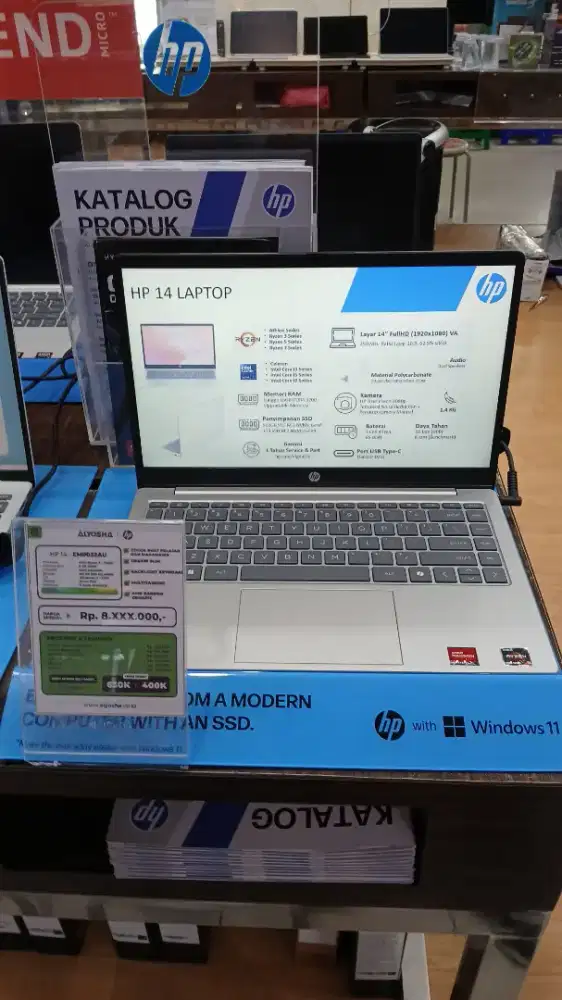 HP 14 EM0320AU AMD RYZEN 3 7320U