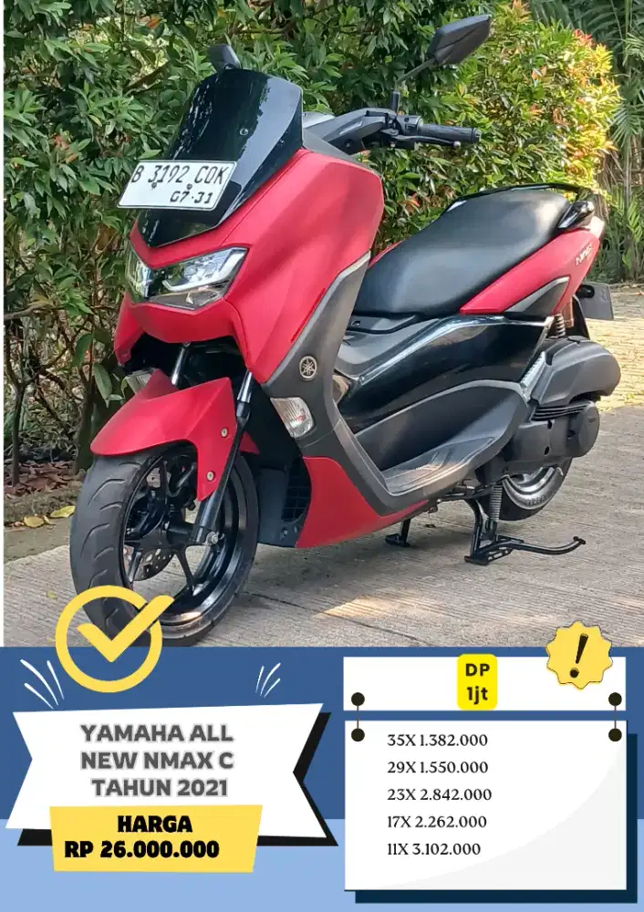 Yamaha ALL NEW NMAX Connected Tahun 2021 KM 18rb