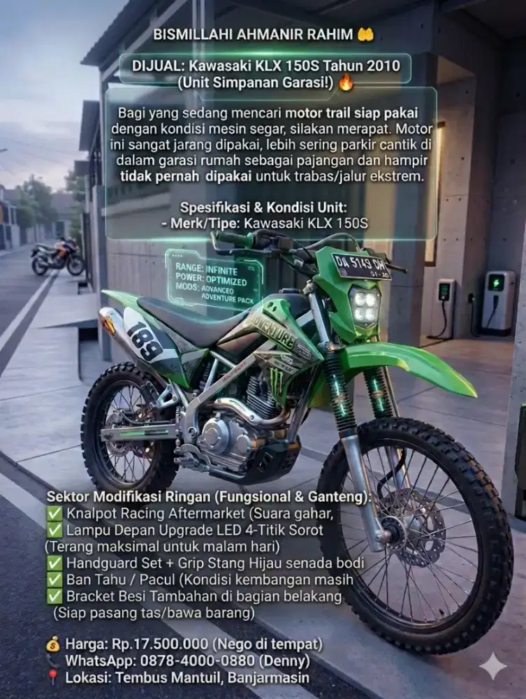 KAWASAKI KLX 150 S 2010