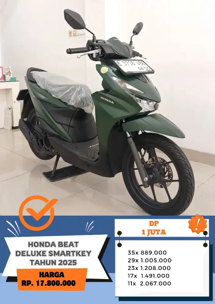 HONDA BEAT DELUXE SMARTKEY TAHUN 2025
