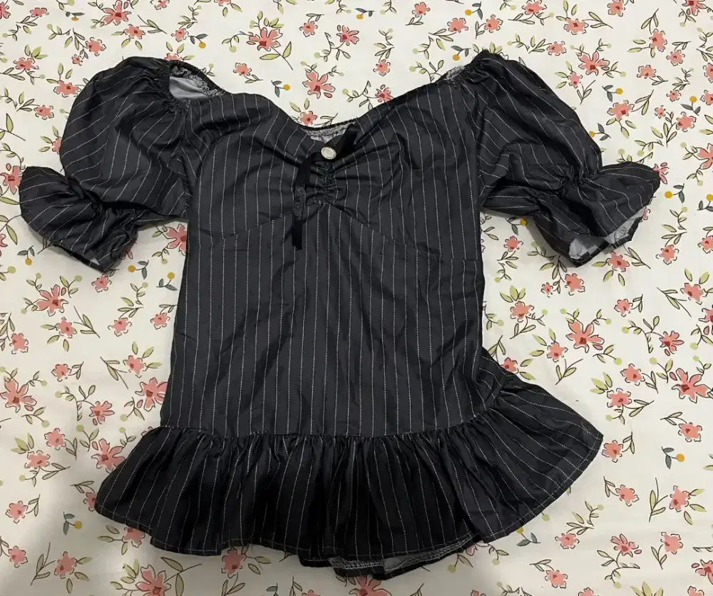 Atasan wanita belakang karet uk allsize