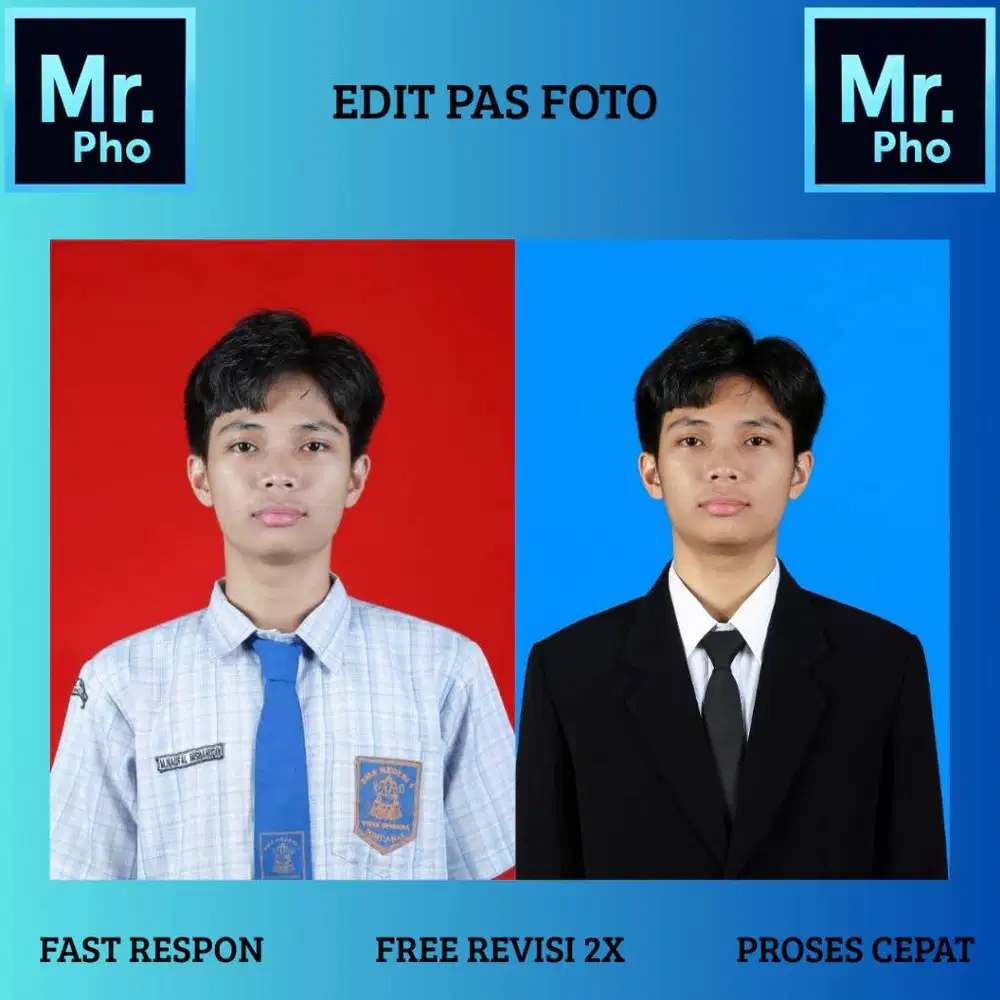 JASA EDIT PAS FOTO TERBAIK/TERCEPAT